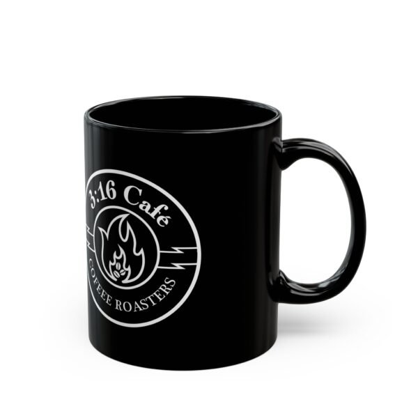 3:16 Cafe Black Mug (11oz) - Image 2